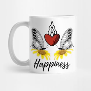 Happiness Butterfly Mug